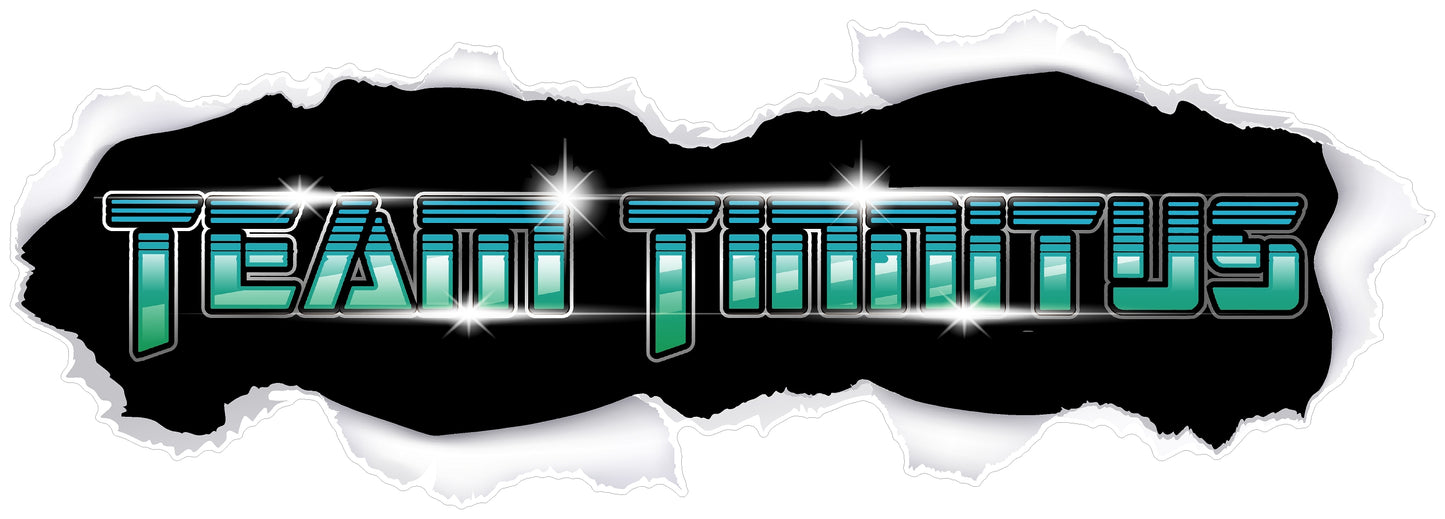 NEW Team Tinnitus Large Premium Sticker