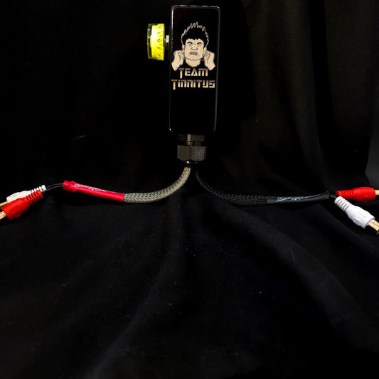 Black and Lime Green Candy 2.0 Bass Knob